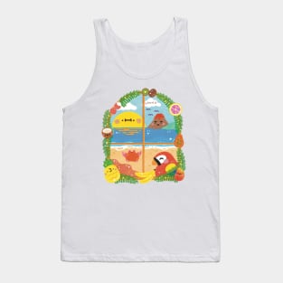 Tropical Island Window Tank Top